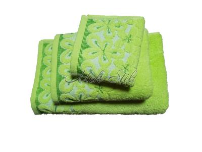 Хавлиени кърпи Комплект хавлиени кърпи Комплект 3 части  - микропамук Данте зелено